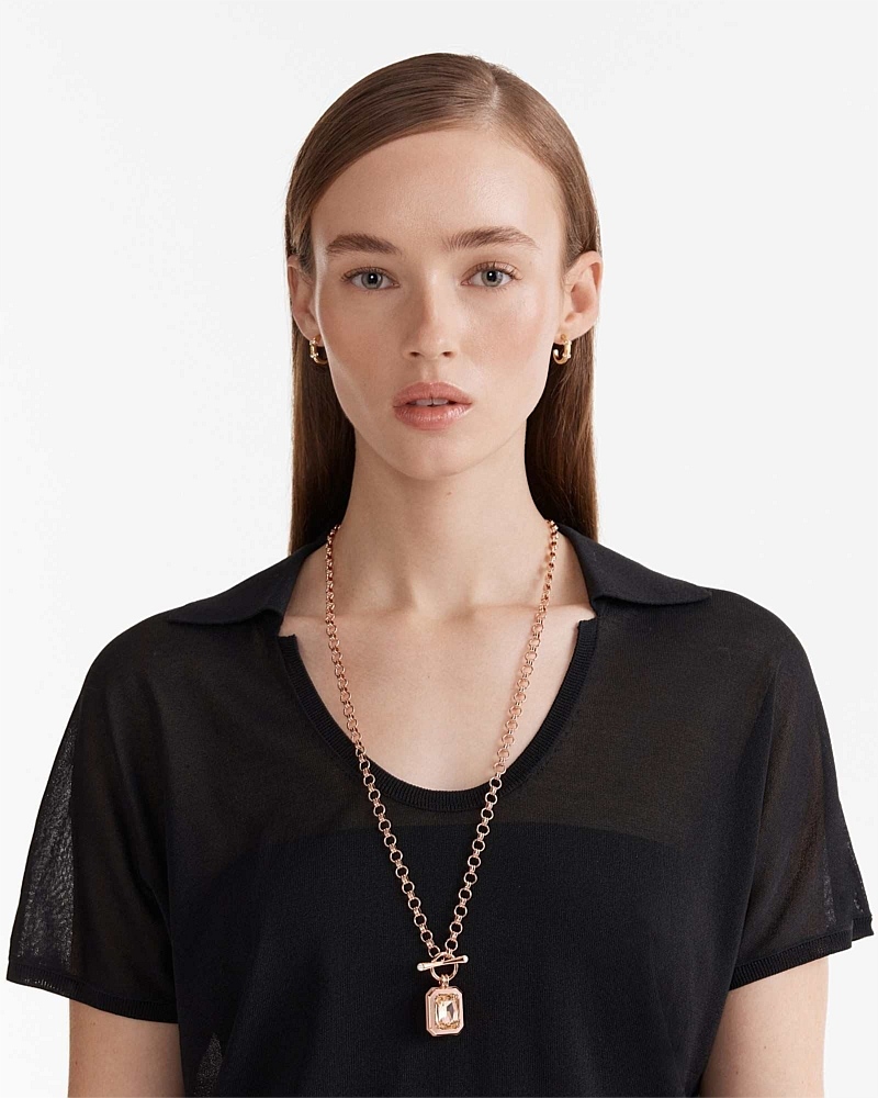 Legacy Enamel Pendant Necklace