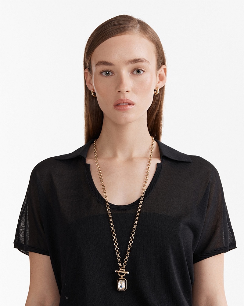 Legacy Enamel Pendant Necklace