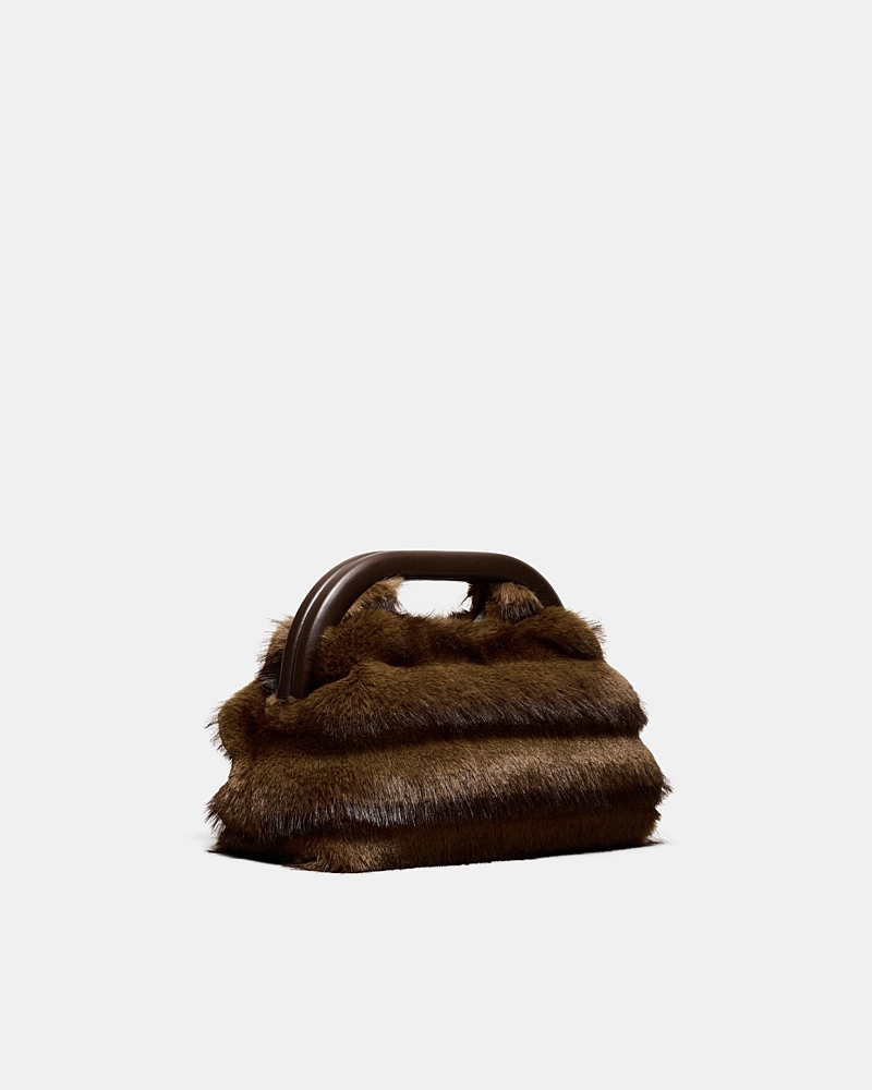 Faux Fur Frame Bag