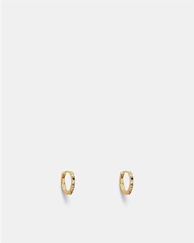 Vela Huggie Hoop Earrings
