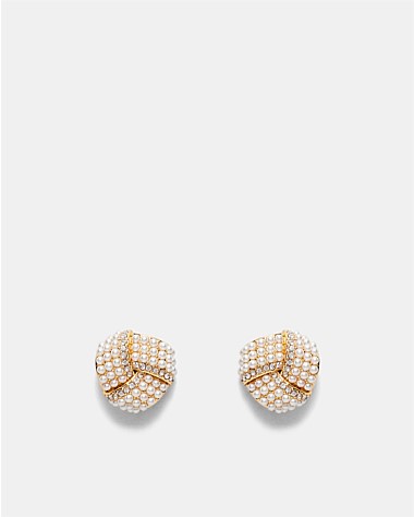 Tie The Knot Stud Earrings