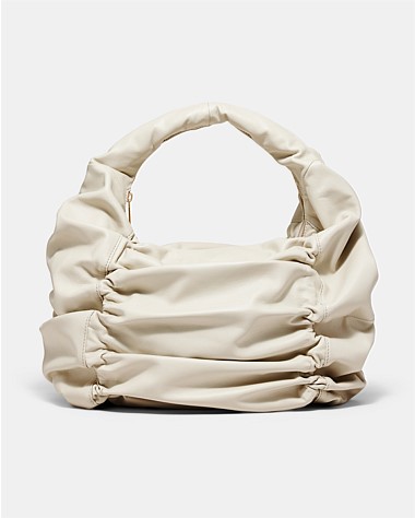 Solace Large Leather Crescent Bag