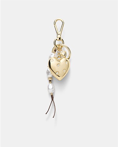 Puffy Heart Bag Charm