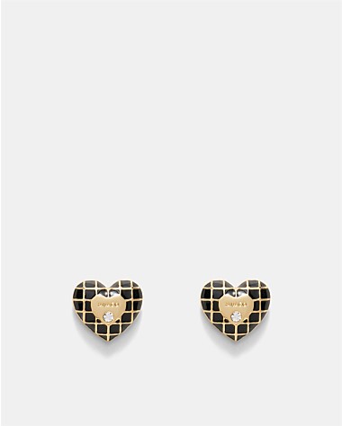 Dylan Heart Stud Earrings