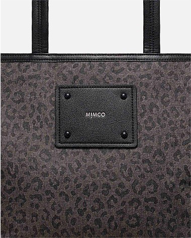 Black Leopard Brunswick Tote Bag Tote Bags Mimco