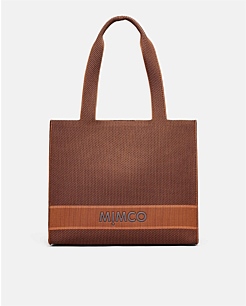 Black Silver Blondie Boxy Tote Bag - Tote Bags | Mimco