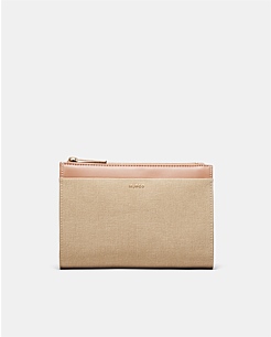 Black Yvette Gusset Pouch - Wallets & Pouches | Mimco
