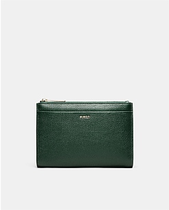Black Yvette Gusset Pouch - Wallets & Pouches | Mimco