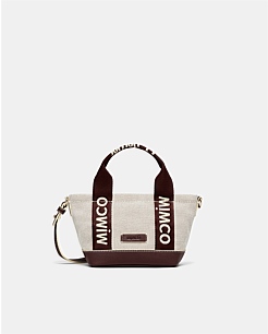 Natural Mim Micro Tote Crossbody Bag Bags Mimco