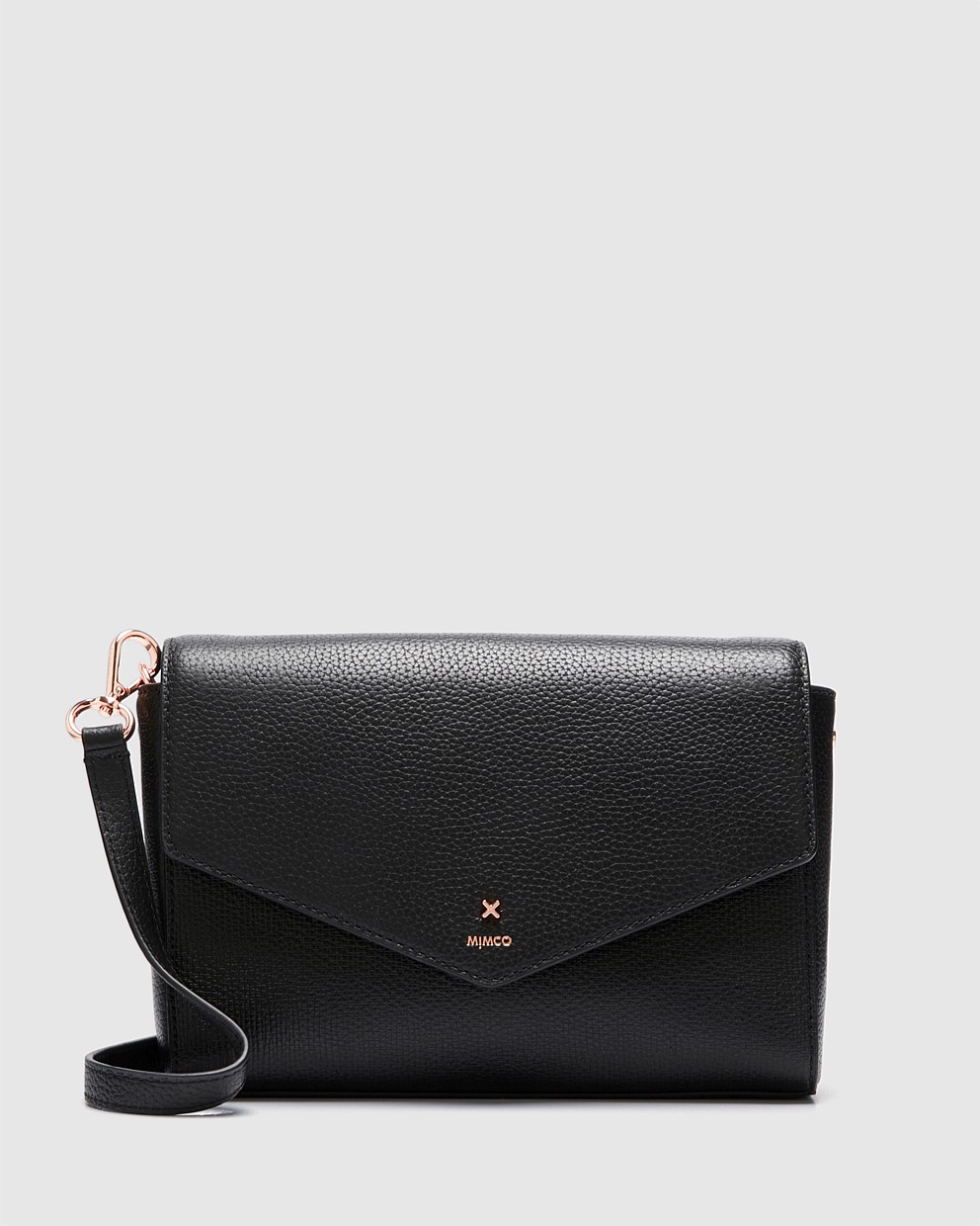 Black Rose Gold D-VINE CROSSBODY BAG - Crossbody Bags | Mimco Black Rose Gold D-VINE CROSSBODY BAG - Crossbody Bags | Mimco