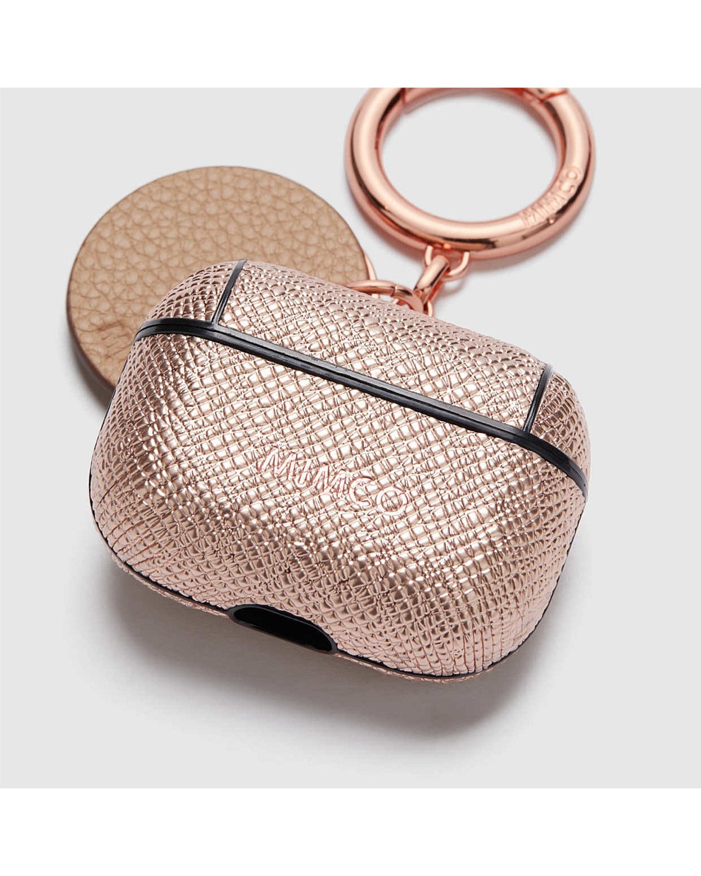 Rose Gold Mimpod Airpod Pro Keyring Case - Bags Charms | Mimco