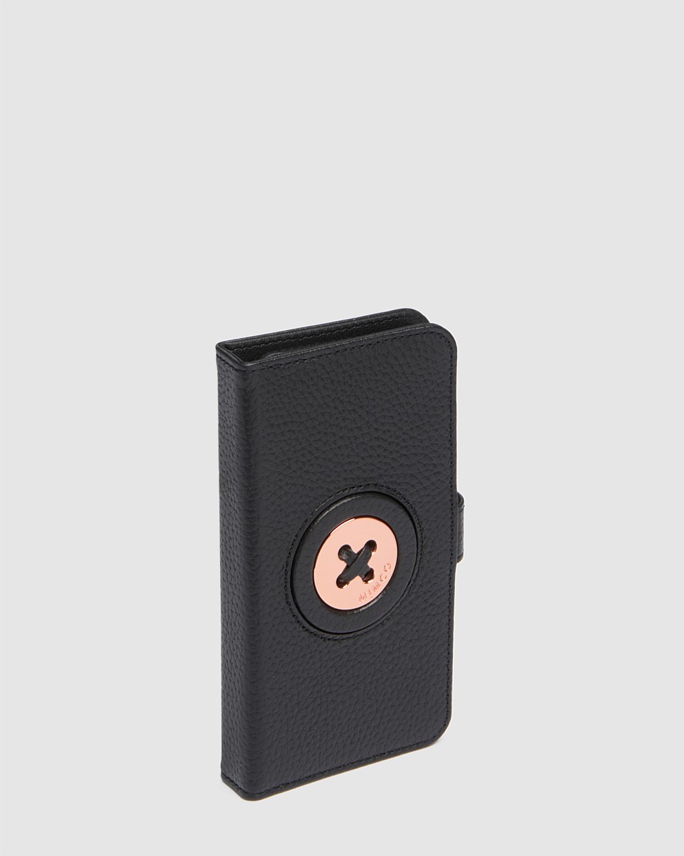 ミムコ 手帳型 レザー★MIMCO★MIM-MAZING FLIP CASE IPHONE8/SE Black Rose Gold Mim-Mazing Flip Case For Iphone 13-13 Pro