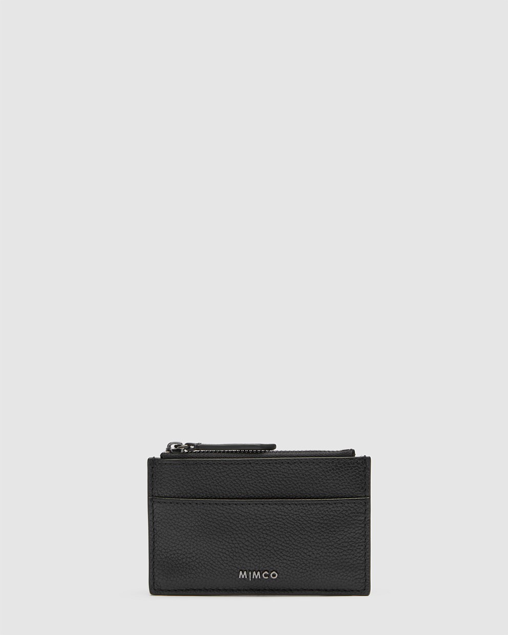 Black Gunmetal Classico Duo Card Wallet - Card Holders | Mimco