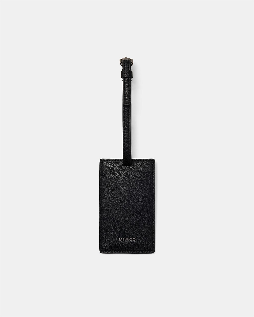 Black Gunmetal Drift Luggage Tag - Travel Accessories | Mimco