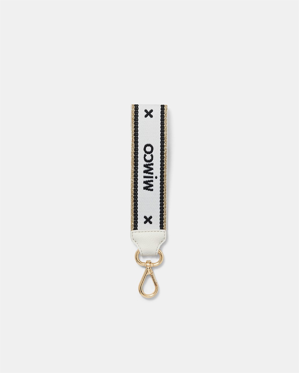 White MIM 96 Wrist Strap - Wristlet Straps | Mimco