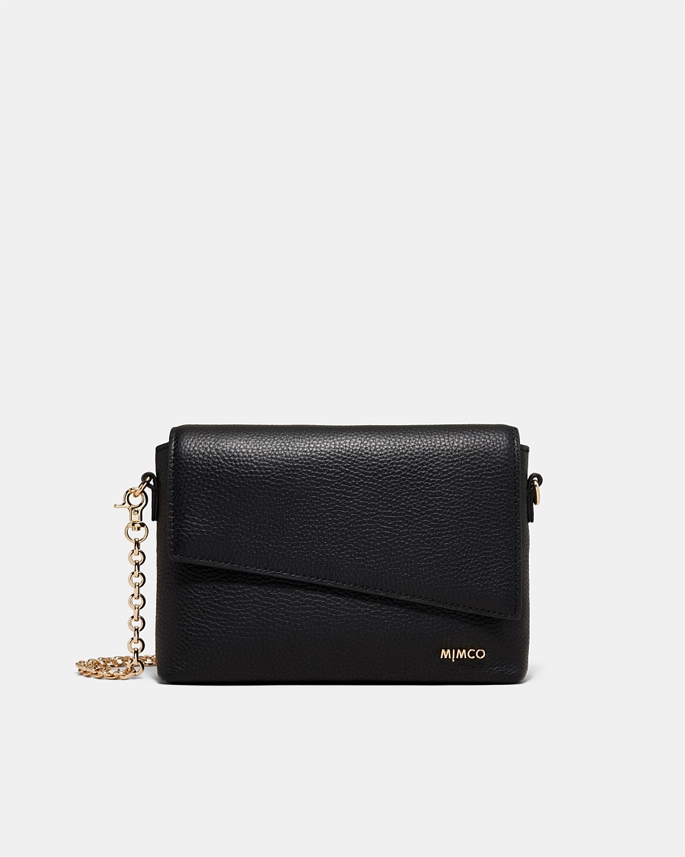 ★SALE★MIMCO D Shoulder Bag ショルダーバッグ ブラック PRADA＊Saffiano leather shoulder bag ショルダーバッグ＊送込
