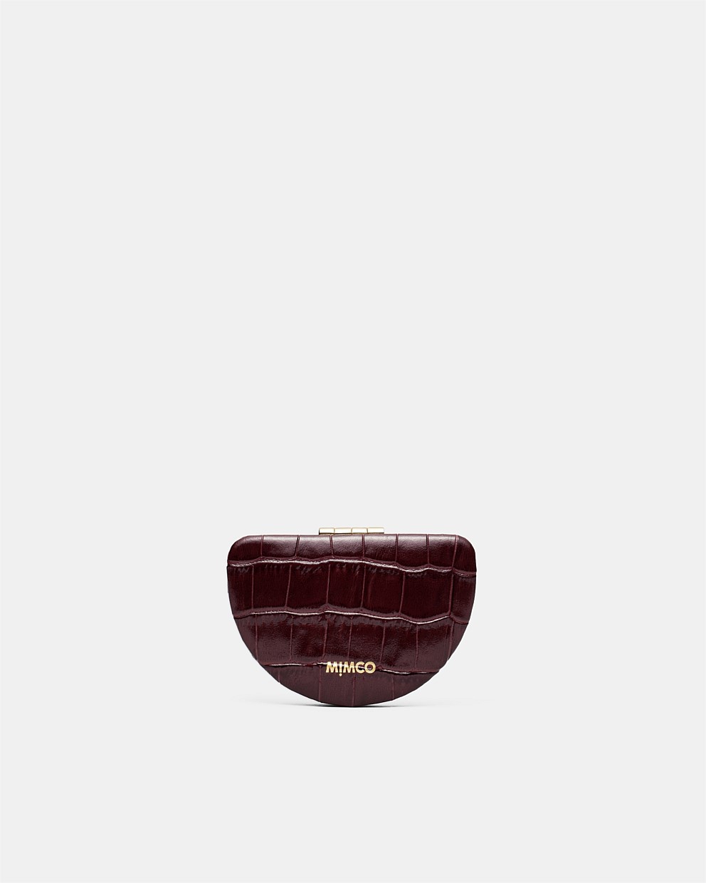 【MIMCO】Lune Compact Mirror/コンパクトミラー/レザー Cherry Lune Compact Mirror - Accessories | Mimco