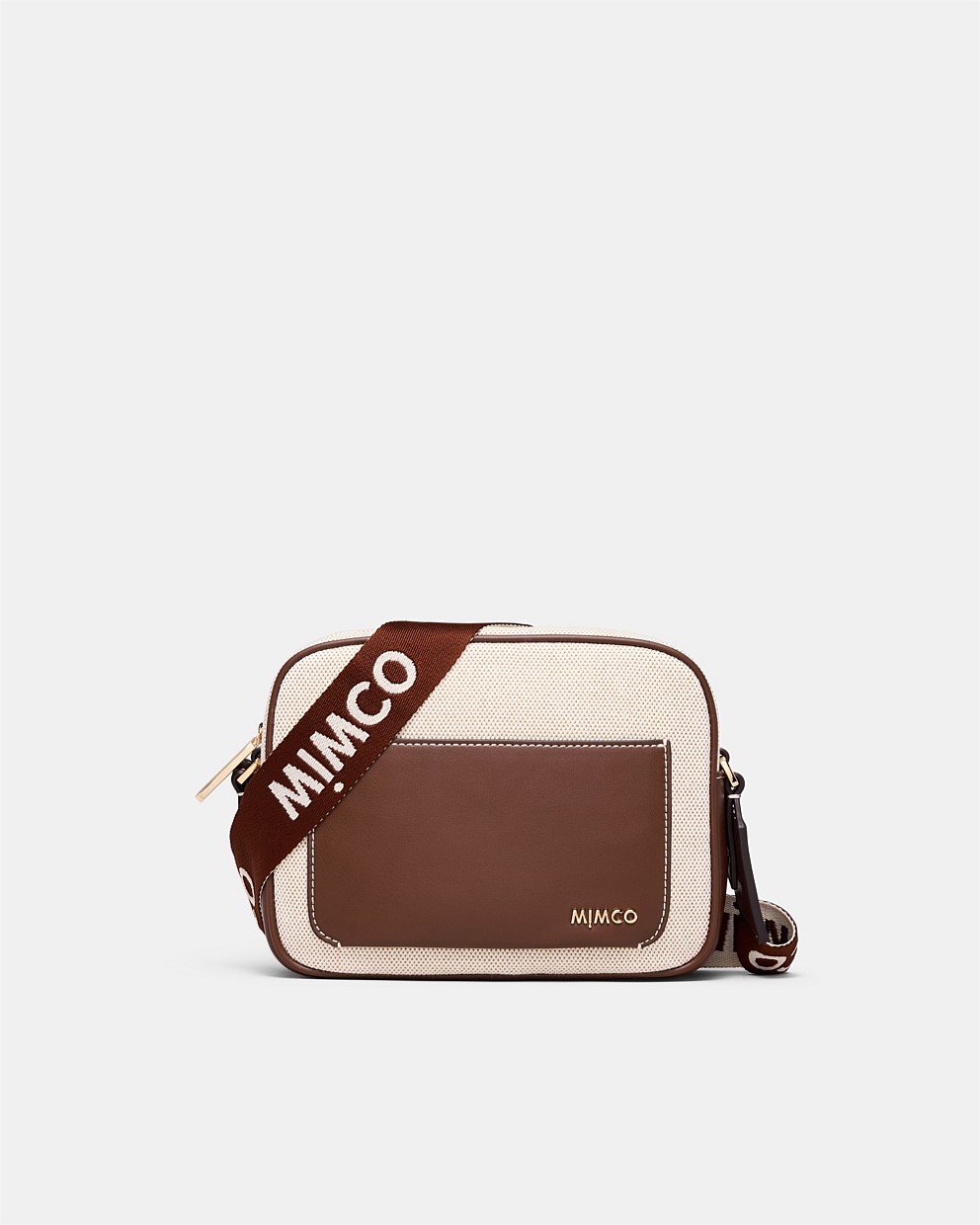 Walnut Northcote Camera Crossbody Bag - Crossbody Bags | Mimco