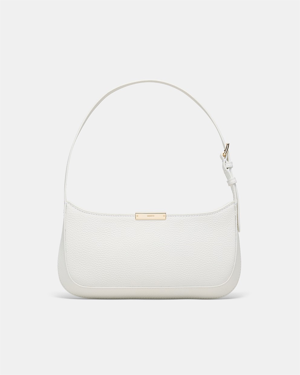SCRE:EN ＜MINI SHOULDER BAG＞　white Marc Jacobs The J Marc Mini White Silver Leather Shoulder Bag