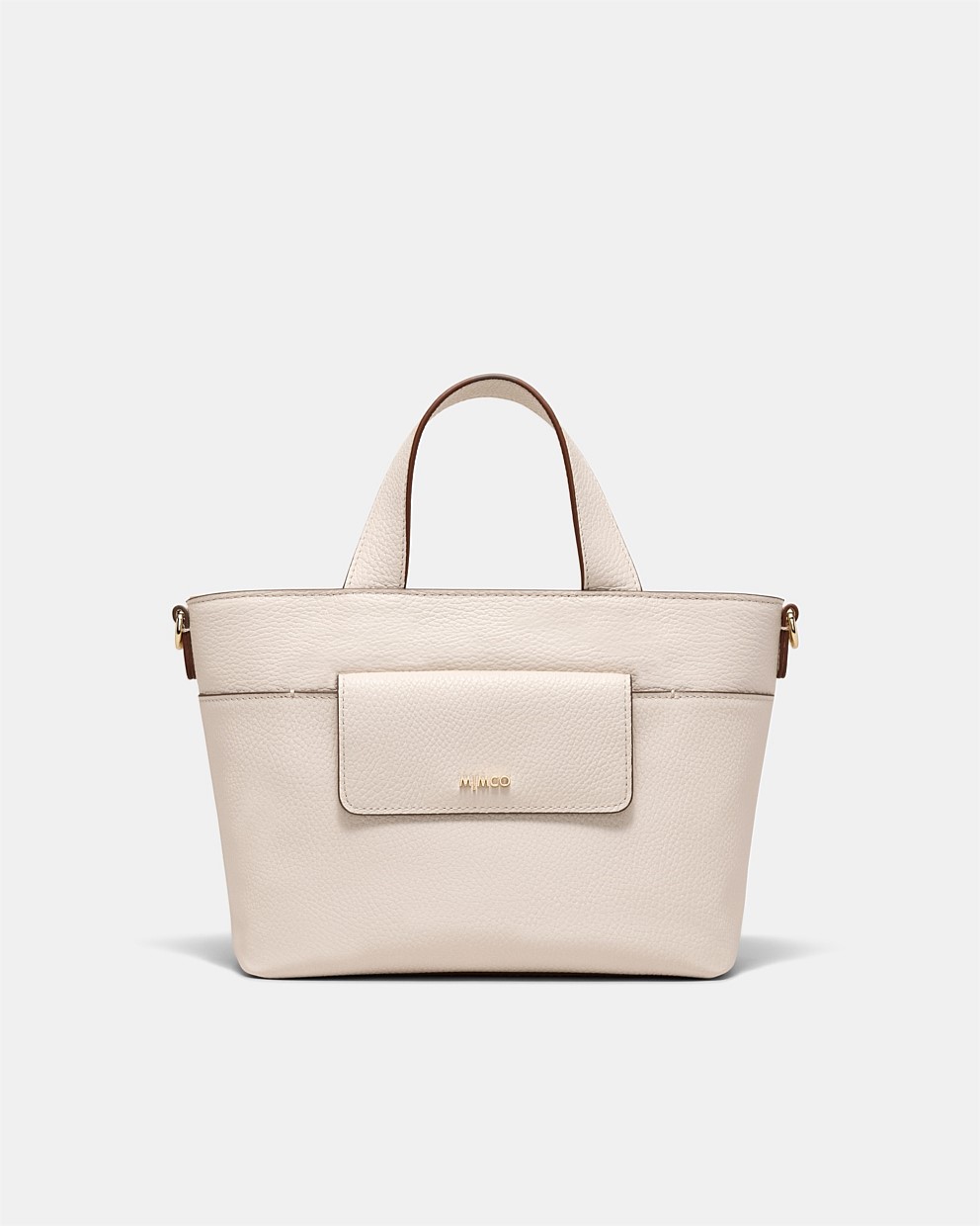 Linen Preston Mini Tote Bag - Mini Bags | Mimco