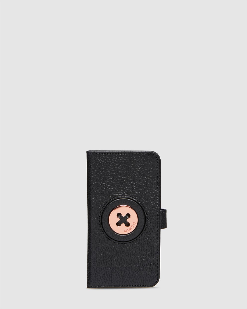 Black Rose Gold Mim-Mazing Flip Case For Iphone 13-13 Pro