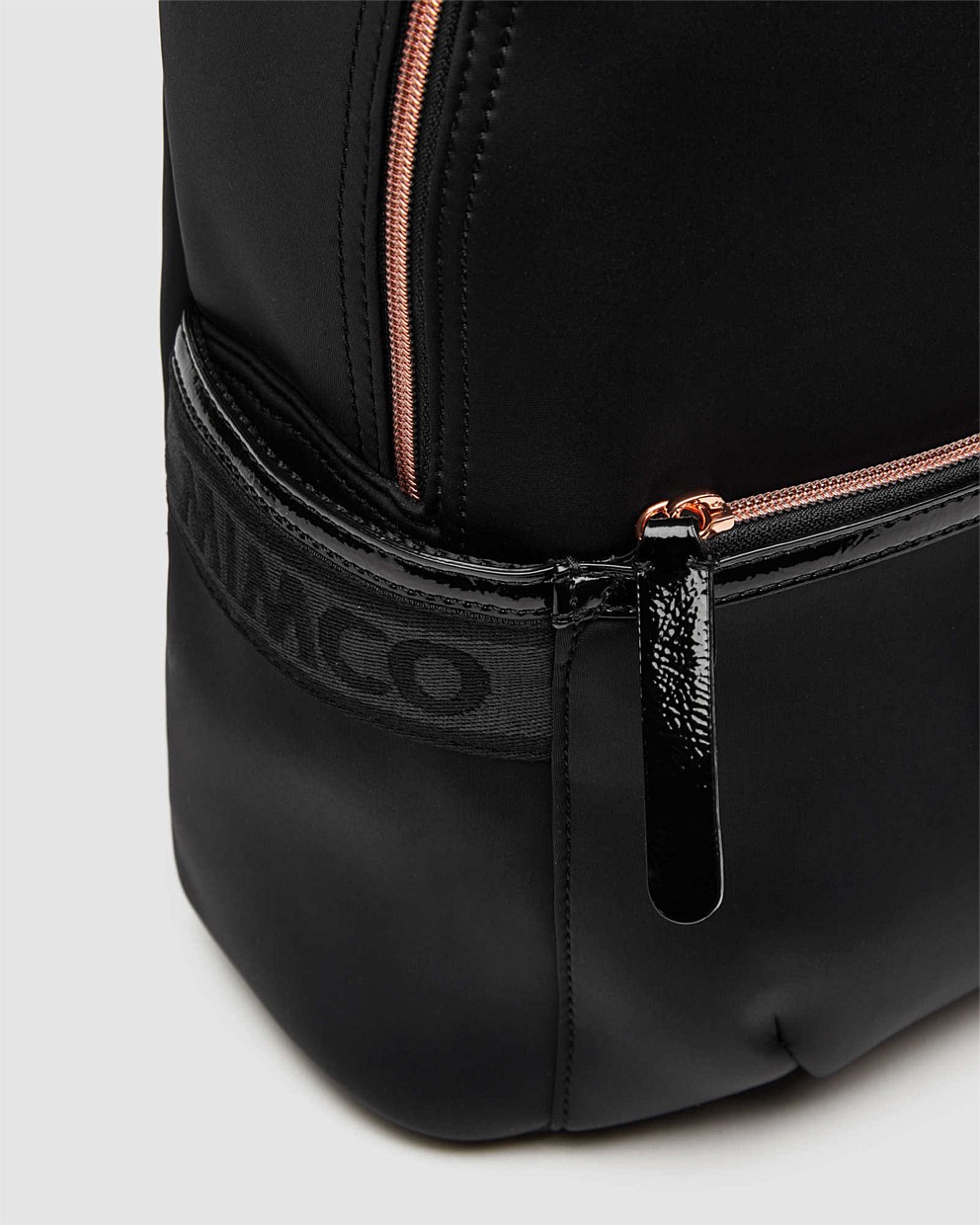ネオプレン★MIMCO★パソコン ラップトップ SERENITY LAPTOP BAG Mimco Serenity Black Rose Gold Laptop Bag | David Jones
