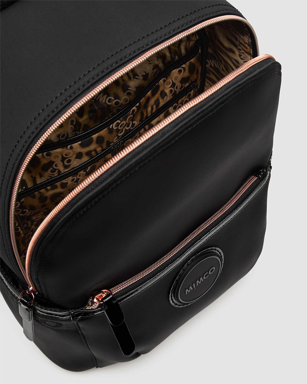 Black Rose Gold Serenity Backpack Bag - Bags | Mimco
