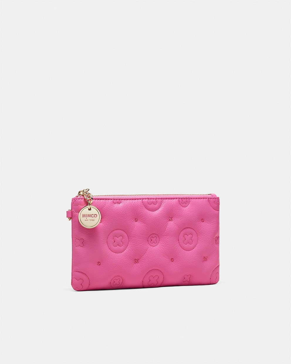 人気ランキング - Pouch Wristlet Leather Flashback Splash Pink Pouches Mimco | その他