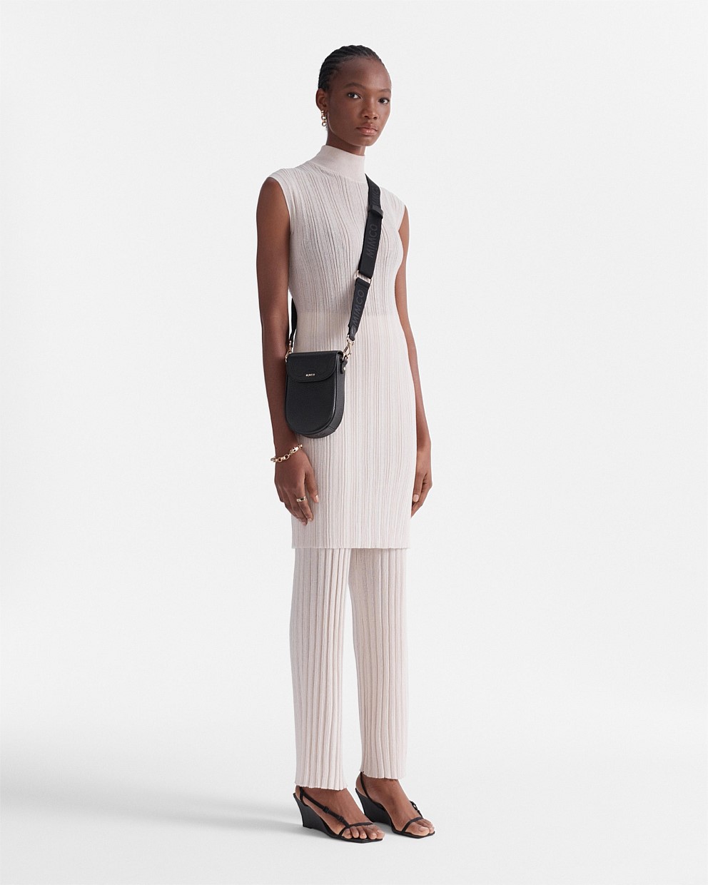 Black Light Gold Jett Phone Crossbody Bag - Crossbody Bags