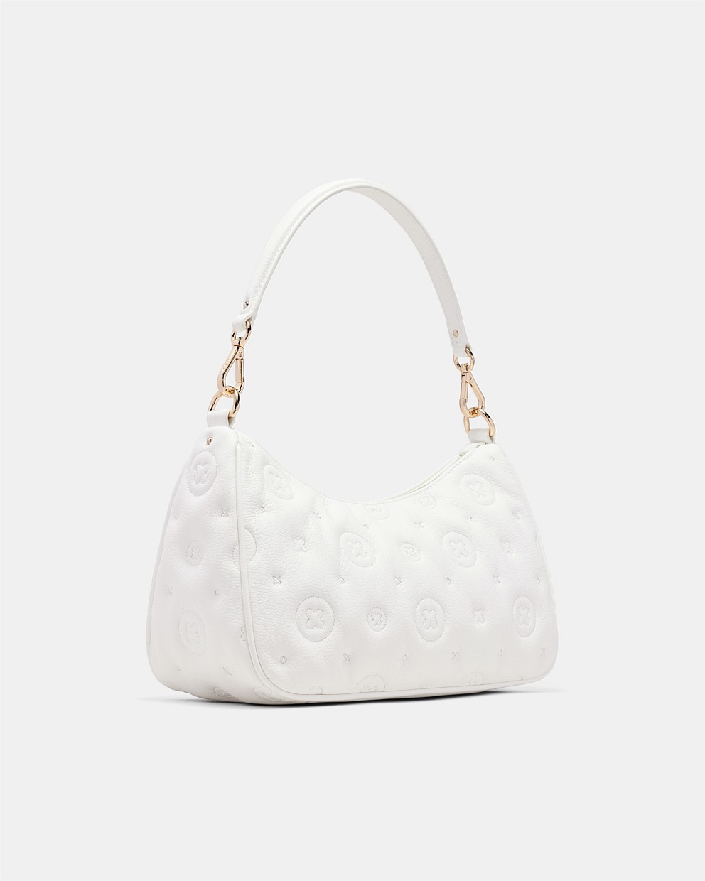 White Flashback Leather Shoulder Bag - Crossbody Bags | Mimco 