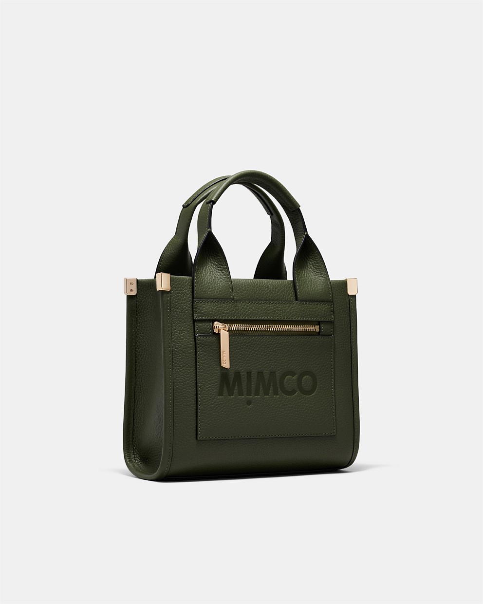 Winter Moss Patch Leather Mini Tote Bag - Tote Bags | Mimco