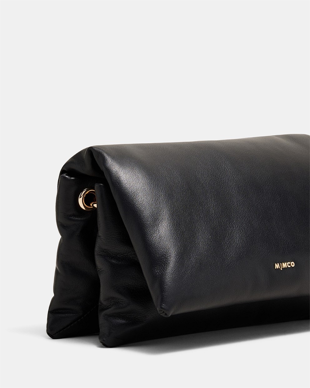 Black Light Gold Puffy Crossbody Bag - Crossbody Bags | Mimco