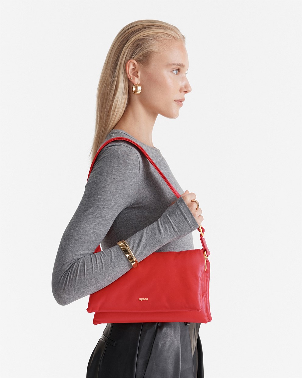 Racer Red Puffy Crossbody Bag - Crossbody Bags | Mimco