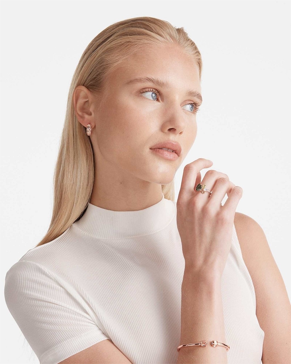 Green Quartz Limited Edition Green Quartz Ring - Rings | Mimco