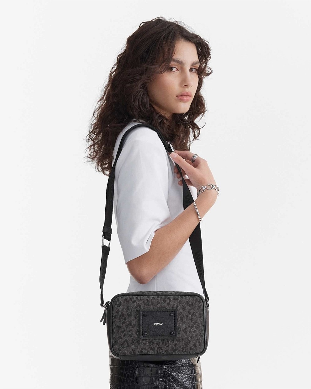 Black Leopard Brunswick Crossbody Bag - Crossbody Bags | Mimco Black Leopard Brunswick Crossbody Bag - Crossbody Bags | Mimco