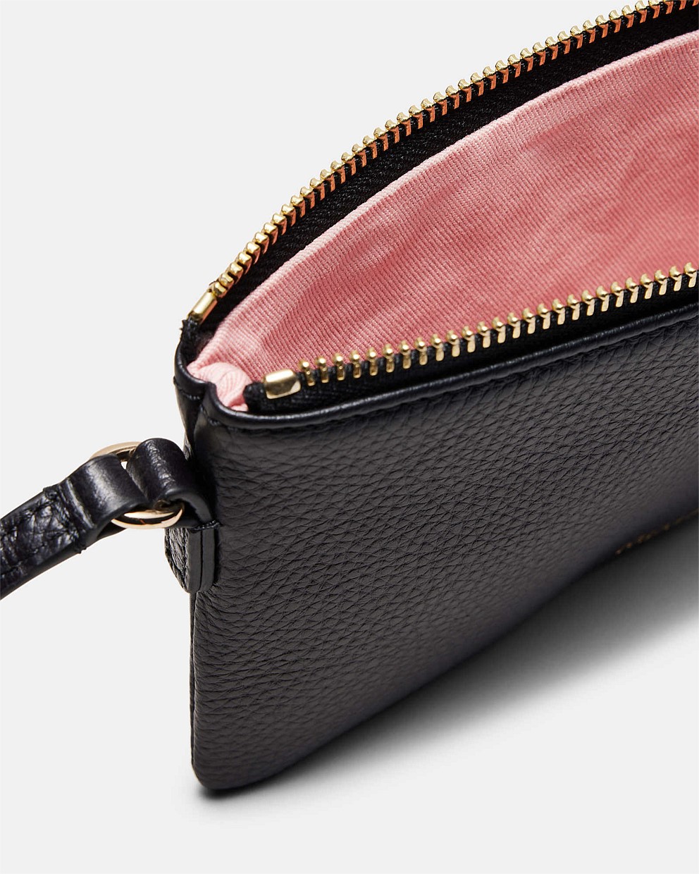Black Light Gold Rhiannon Pouch Crossbody Bag - Wallets