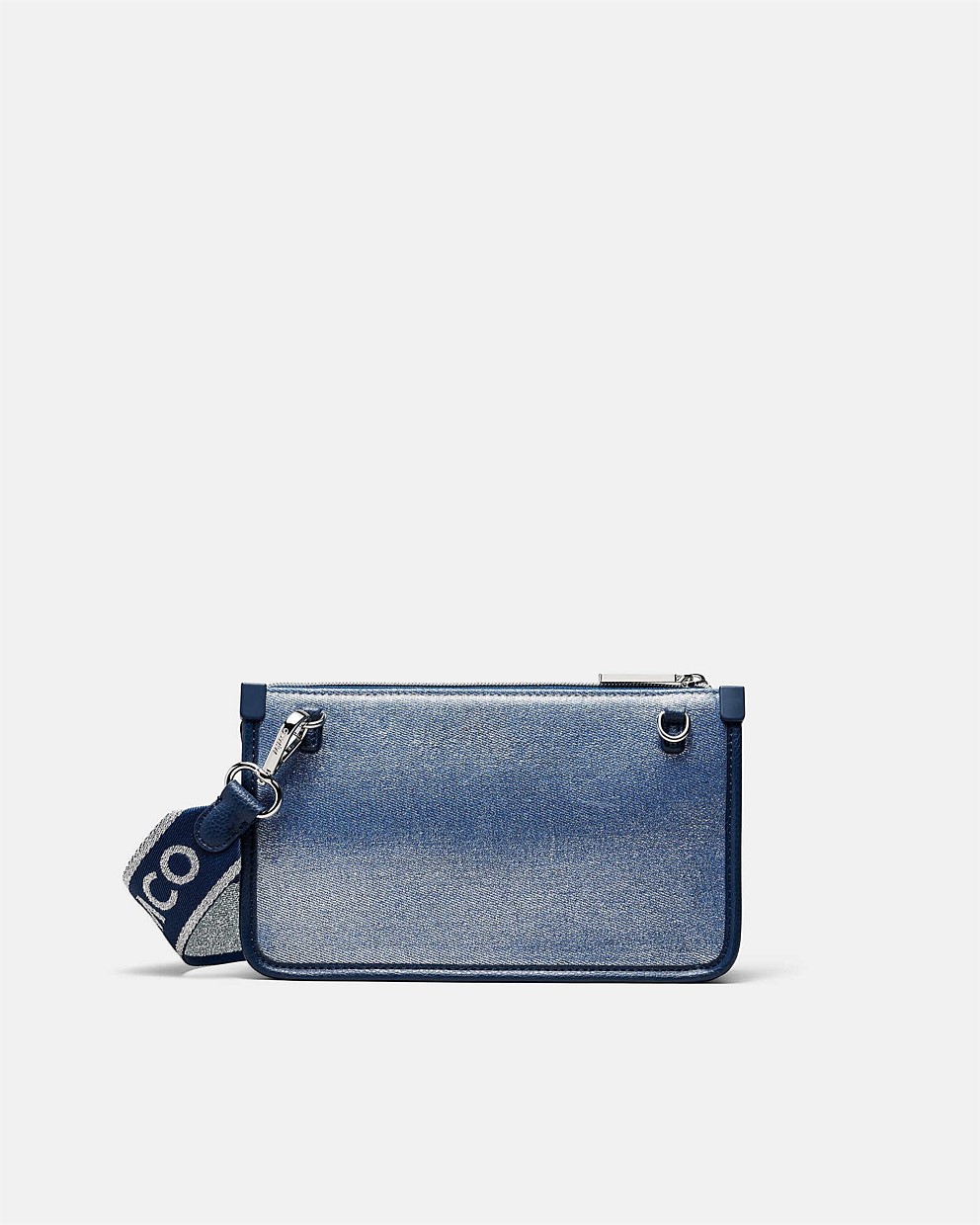 Metallic Blue Patch Crossbody Bag - Crossbody Bags | Mimco