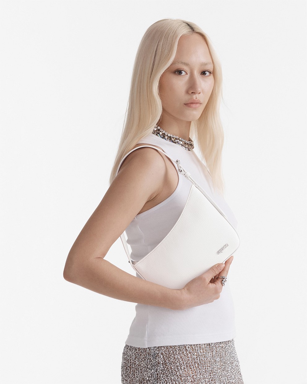 White Drift Shoulder Bag - Shoulder Bags | Mimco White Drift Shoulder Bag - Shoulder Bags | Mimco