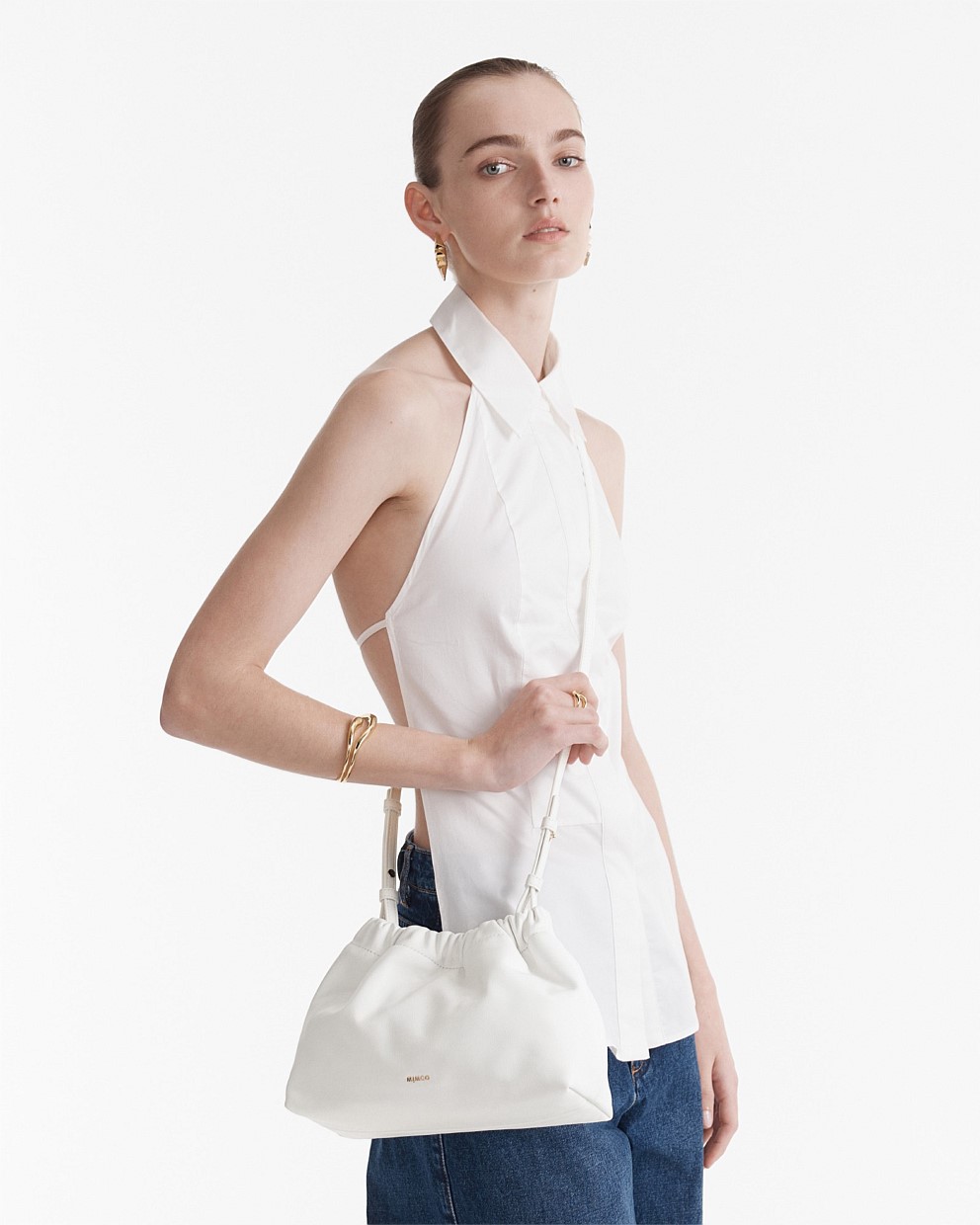 White The Jones Crossbody Bag - Crossbody Bags | Mimco