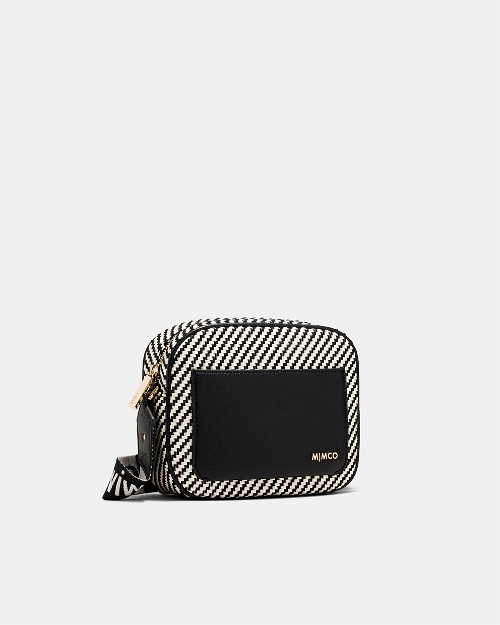 Black White Northcote Camera Crossbody Bag - Crossbody Bags | Mimco