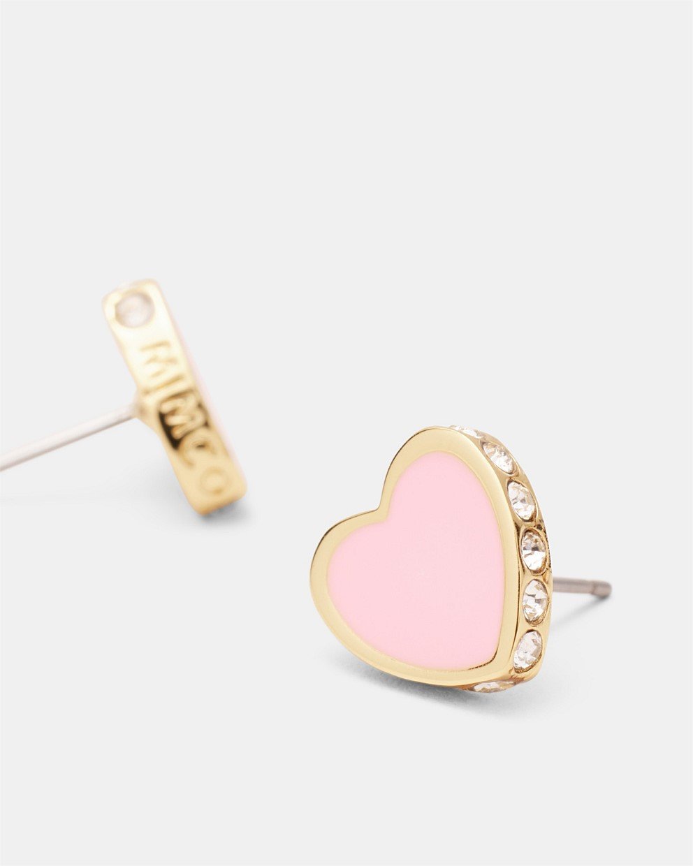 Pink Sorbet Lover Heart Stud Earrings Stud Earrings Mimco