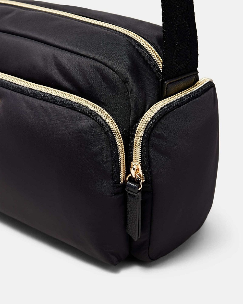 Black Light Gold The Stage Crossbody Bag - Bags | Mimco
