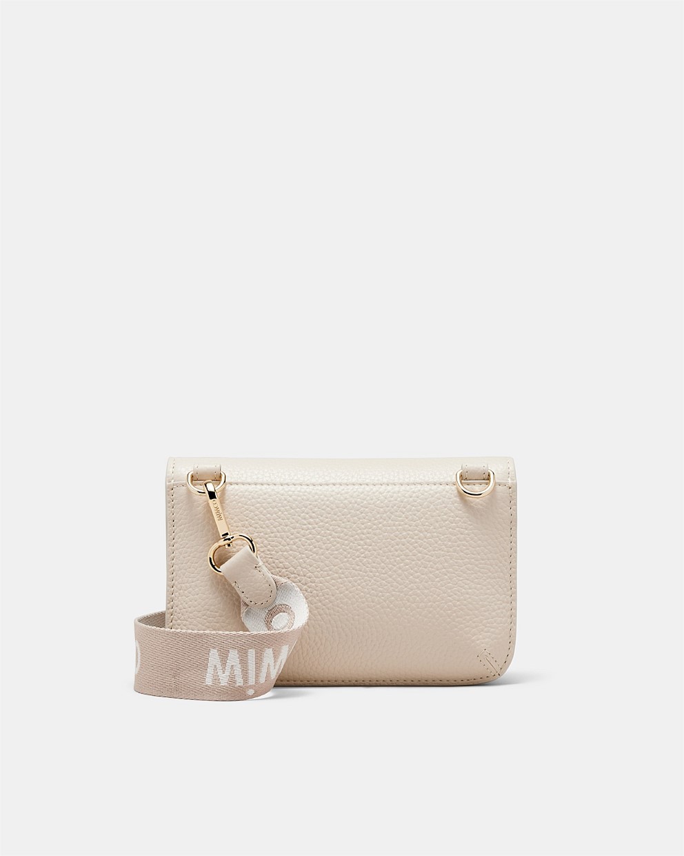 Linen Jett Flapover Crossbody Bag - Crossbody Bags | Mimco