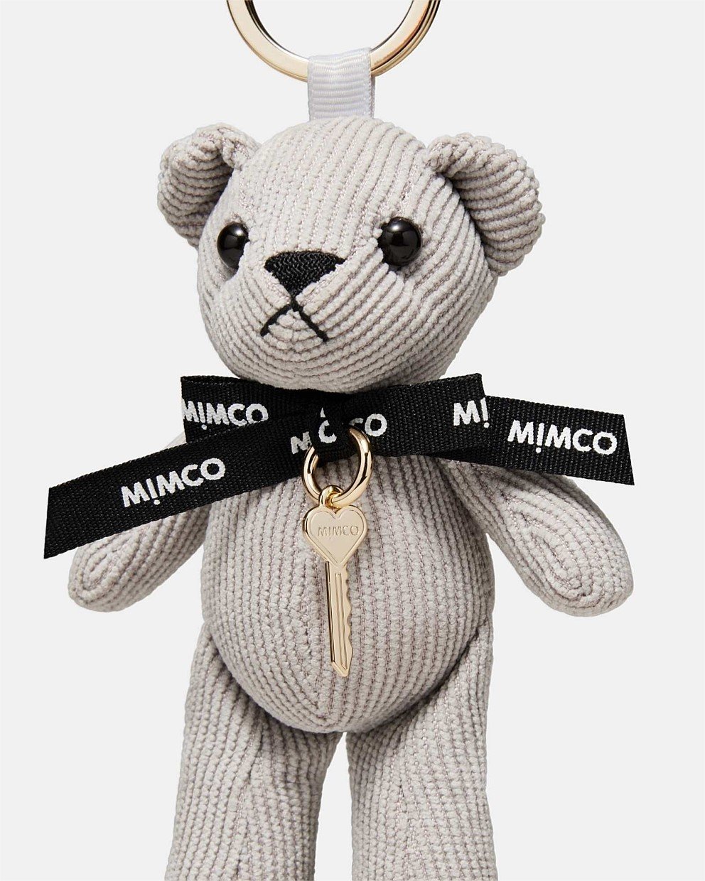 Grey Teddy Bear Bag Charm - Bags Charms | Mimco