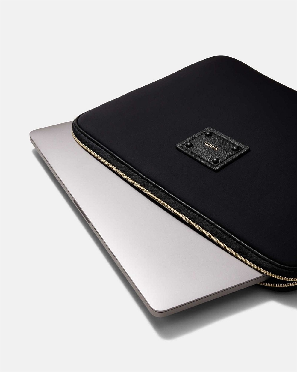 MIMCO★Brunswick PC パソコン用バッグ 軽量ラップトップバッグ Black Light Gold Brunswick Laptop Bag - Bags | Mimco