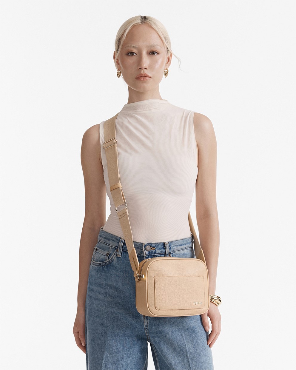 MIMCO◆Northcote Camera Crossbody レザー クロスボディ バッグ Biscuit Northcote Camera Crossbody Bag - Bags | Mimco