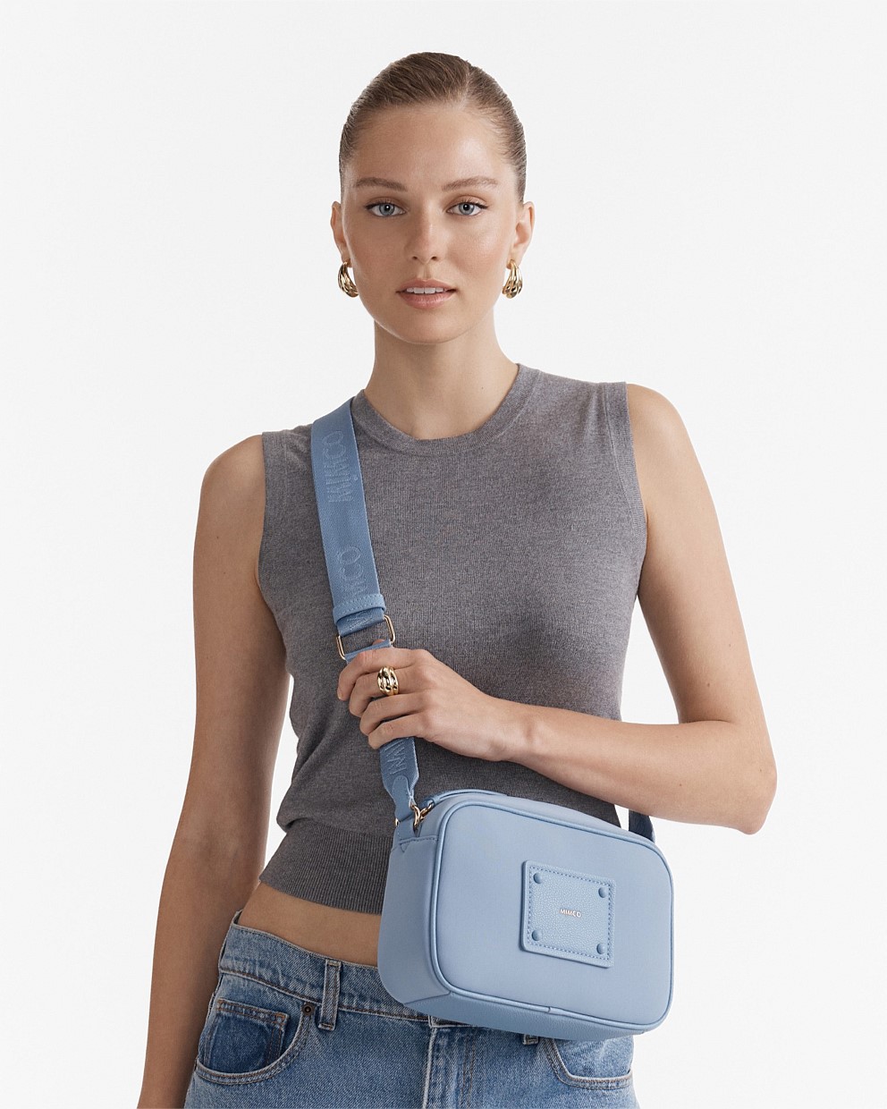 【MIMCO】Brunswick Crossbody Bag/クロスボディ/ネオプレン Mimco Brunswick Crossbody Bag in Sage | MYER