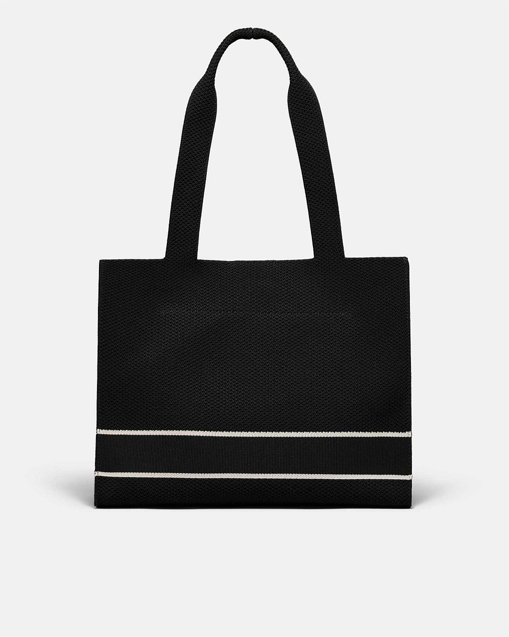 Black Silver Blondie Boxy Tote Bag - Bags | Mimco