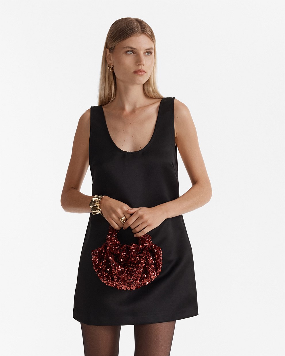 Burgundy Multi Aura Grab Bag - Bags | Mimco