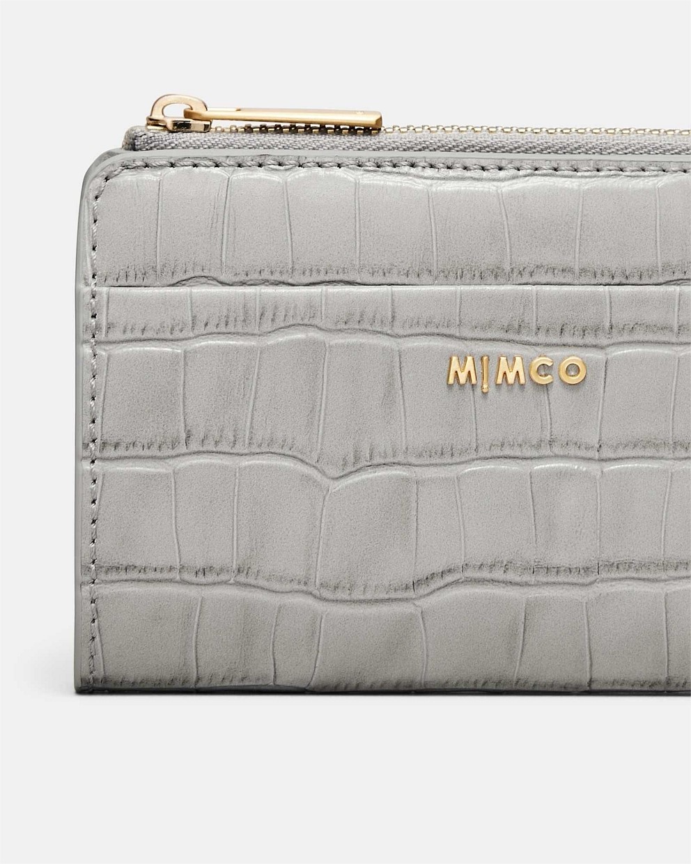 【MIMCO】Yvette Wallet/レザーウォレット/カード8枚収納 Grey Sky Yvette Medium Wallet - Card Holders | Mimco